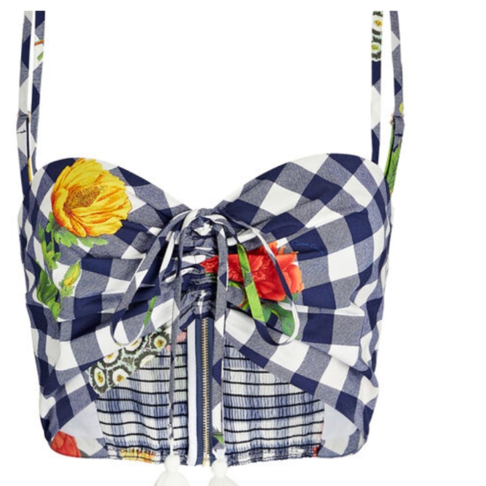 Cara cara ruched crop top